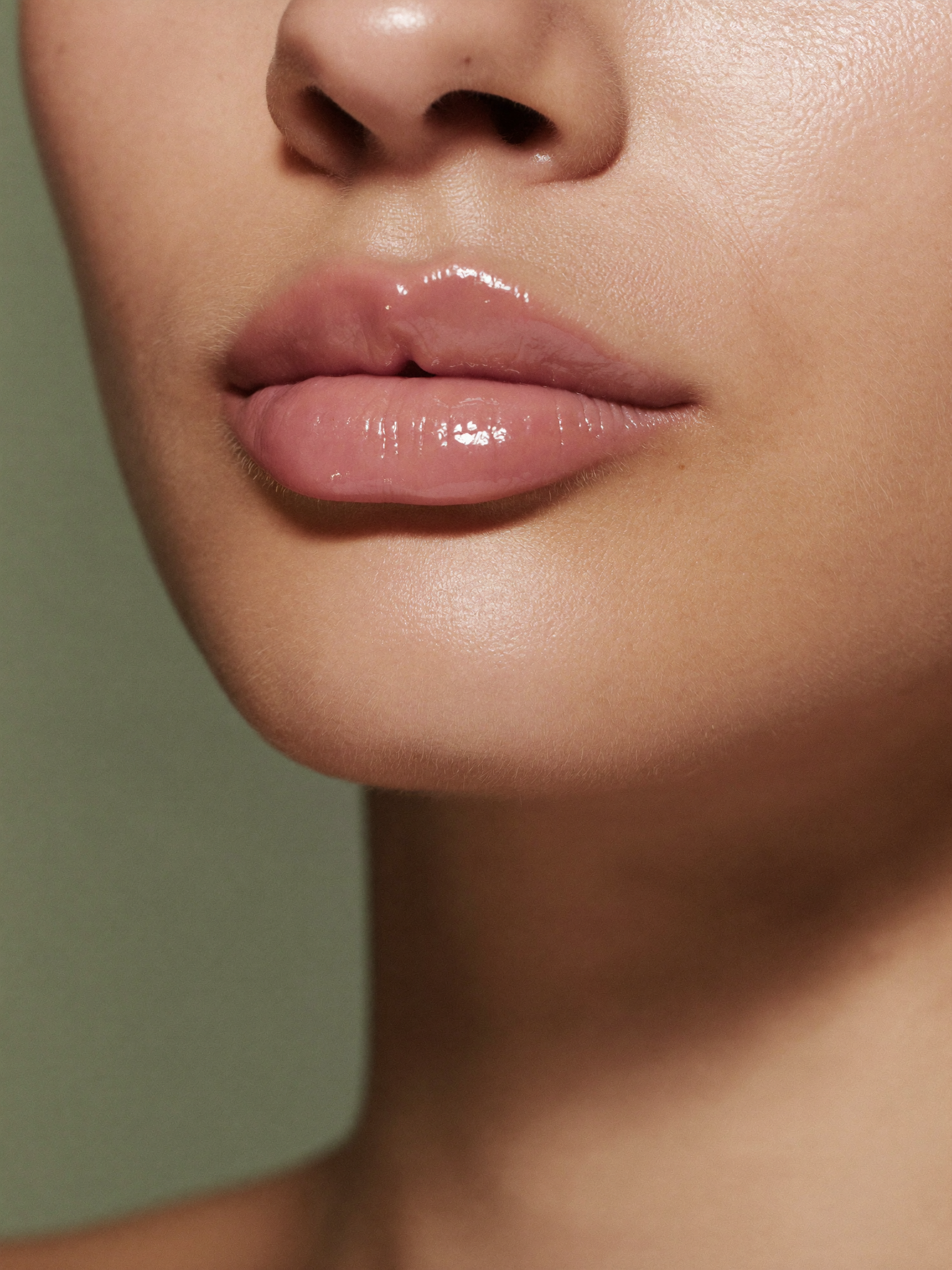 Nahaufnahme natürlicher Lippen als Beispiel für ein dezentes, harmonisches Behandlungsziel